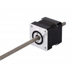 Nema 14 Non Captive Schrittmotor 14LS13-0574J-150N Linearhub 2,438mm Hublänge 150mm