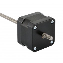 Nema 17 Non Captive Linearantribe 17LS13-1504J-150N Linearhub 2,4384mm Hublänge 150mm