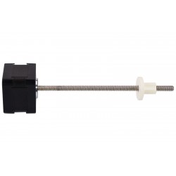 Nema 17 External Linear Schrittmotor 17LS13-1504J-150E Linearhub 2,4384mm Hublänge 150mm