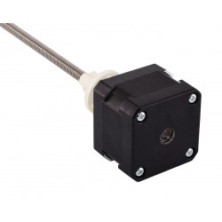 Nema 17 External Linear Schrittmotor 17LS13-0704Q-150E Linearhub 4,877mm Hublänge 150mm