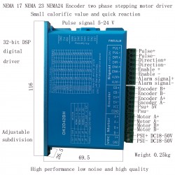 Nema 23 Closed Loop Schrittmotor Kit 1-OK2D42BH-23HS45 3,0Nm 1 Achse Closed Loop CNC Kit