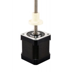 Nema 17 External Linear Schrittmotor Aktuator 17LS19-13049-250E Linearhub 1,27mm Hublänge 250mm