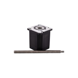 Nema 23 External Linearantribe Schrittmotor 23LS26-25043-150N Linearhub 2,54mm Hublänge 150mm