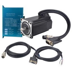 Nema 24 Closed Loop Schrittmotor Kit 1-OK2D57ECS-24HE40 4,0Nm mit Treiber und Kabel