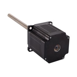 Nema 23 External Linear Schrittmotor Aktuator 23LS26-25042-250E Linearhub 10,16mm Hublänge 250mm