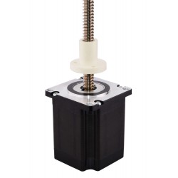 Nema 23 External Linear Schrittmotor Aktuator 23LS26-25042-250E Linearhub 10,16mm Hublänge 250mm