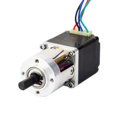 Nema 11 Planetengetriebe Schrittmotor 11HS12-0674D-PG5 mit Hinterwelle und 5:1 Planetengetriebe