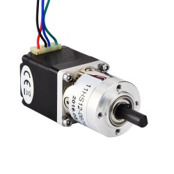 Nema 11 Planetengetriebe Schrittmotor 11HS12-0674D-PG5 mit Hinterwelle und 5:1 Planetengetriebe