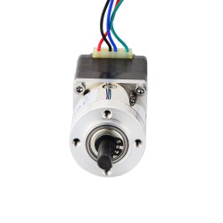 Nema 11 Planetengetriebe Schrittmotor 11HS12-0674D-PG5 mit Hinterwelle und 5:1 Planetengetriebe