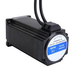 S-Serie Nema 34 Closed Loop Schrittmotor 34HS59-6004D-E1000 1,8 Grad 12,0 Nm mit Encoder 1000PPR(4000CPR)