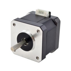 E-Serie Nema 17 Schrittmotor 17ME15-1504S 0,9 Grad 30Ncm D-Cut Welle 4 Drähte