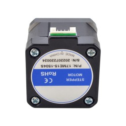 E-Serie Nema 17 Schrittmotor 17ME15-1504S 0,9 Grad 30Ncm D-Cut Welle 4 Drähte
