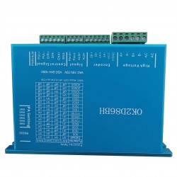 Closed Loop Schrittmotor Steuerung 0~6A 24~100VDC OK2D86BH (mit Kühler und Lüfter) für Nema 34 Schrittmotor