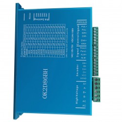 Closed Loop Schrittmotor Steuerung 0~6A 24~100VDC OK2D86BH (mit Kühler und Lüfter) für Nema 34 Schrittmotor