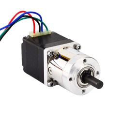Nema 11 Getriebe Schrittmotor 11HS12-0674D1-PG5 mit Hinterwelle und 5:1 Getriebe