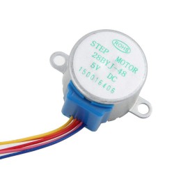 5V 28BYJ-48 Permanentmagnet Schrittmotor mit Getriebe 64:1 4 Phasen, 5 Draht, 5 V, Mini Getriebemotor