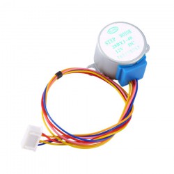 5V 28BYJ-48 Permanentmagnet Schrittmotor mit Getriebe 64:1 4 Phasen, 5 Draht, 5 V, Mini Getriebemotor