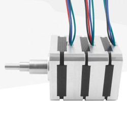 Nema 17 3 Achsen Schrittmotor 1,8 Grad 0,4 A TQE42S-0 12 VDC 200 mN.m 4 Drähte