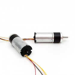 2 Stück Φ22mm 12V/24V BLDC Getriebemotor MP22-TEC2238 3,0kg.cm 3W CW/CCW mit Planetengetriebe