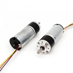 2 Stück Φ22mm 12V/24V BLDC Getriebemotor MP22-TEC2238 3,0kg.cm 3W CW/CCW mit Planetengetriebe