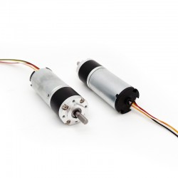 2 Stück Φ22mm 12V/24V BLDC Getriebemotor MP22-TEC2238 3,0kg.cm 3W CW/CCW mit Planetengetriebe