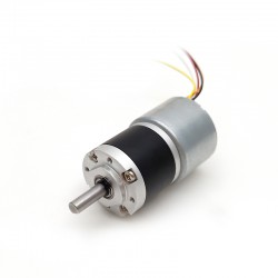 2 Stück Φ22mm 12V/24V Gleichstromgetriebemotor GMP22-TEC2418 3.0kg.cm 1.54w mit Planetengetriebe
