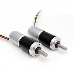 2 Stück Φ24mm 12V/24V BLDC Planetengetriebemotor GMP24-TEC2430 5,0kg.cm 2,3W mit Planetengetriebe