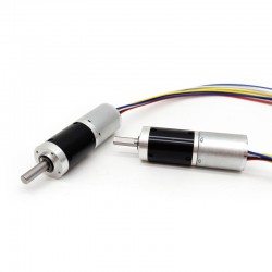 2 Stück Φ24mm 12V/24V BLDC Planetengetriebemotor GMP24-TEC2430 5,0kg.cm 2,3W mit Planetengetriebe
