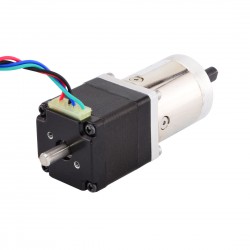 Nema 11 Getriebe Schrittmotor 11HS12-0674D-PG14 mit Hinterwelle und 14:1 Planetengetriebe