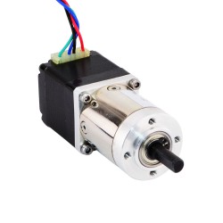 Nema 11 Getriebe Schrittmotor 11HS12-0674D-PG14 mit Hinterwelle und 14:1 Planetengetriebe