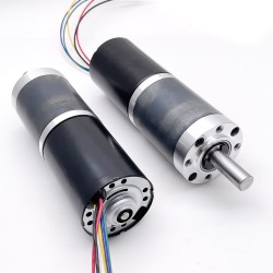 2 Stück Φ42mm 12V/24V BLDC Planetengetriebemotor GMP42-TEC4260 60kg.cm 21w mit Planetengetriebe