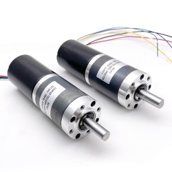 2 Stück Φ42mm 12V/24V BLDC Planetengetriebemotor GMP42-TEC4260 60kg.cm 21w mit Planetengetriebe