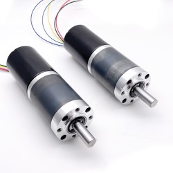 2 Stück Φ42mm 12V/24V BLDC Planetengetriebemotor GMP42-TEC4260 60kg.cm 21w mit Planetengetriebe