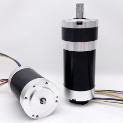 2 Stück Φ60mm 12V/24V BLDC Planetengetriebemotor GMP60-TEC56100 200kg.cm 18-132W mit Planetengetriebe