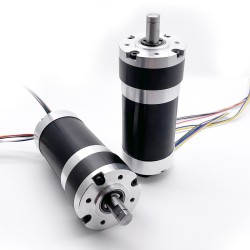 2 Stück Φ60mm 12V/24V BLDC Planetengetriebemotor GMP60-TEC56100 200kg.cm 18-132W mit Planetengetriebe