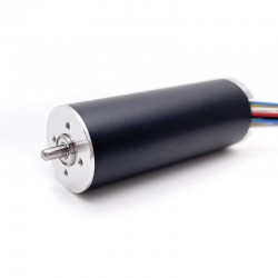 2 Stück Φ22mm 12/24V Bürstenloser Kernloser Motor TBC2260 0,8kg.cm 40W Wellendurchmesser 2mm