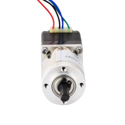 Nema 11 Planetengetriebe Schrittmotor 11HS12-0674D1-PG27 mit Hinterwelle und 27:1 Getriebe