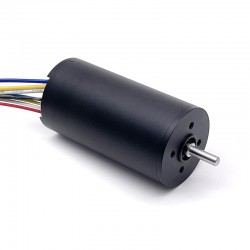 2 Stück Φ28mm 24V Bürstenloser Kernloser Motor TBC2854 0,8kg.cm/2,2kg.cm 15,2W/41W Wellendurchmesser 5mm