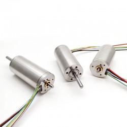 2 Stück Φ30mm 24V/48V Doppelwelle Bürstenloser Kernloser Motor TBC3067 0,973kg.cm/0,9kg.cm 160W