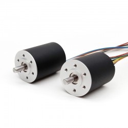 2 Stück Φ32mm 12V/24V Bürstenloser Kernloser Motor TBC3242 4,6kg.cm/1,9kg.cm 45,5W/ 25,1W Wellendurchmesser 5mm