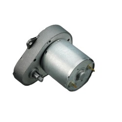 2 Stück 12 V/24 V Birnenförmiger DC Getriebemotor mit Schneckengetriebe GM48-3530 Nenndrehmoment 5 kg.cm 48 * 64 mm