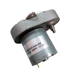 2 Stück 12 V/24 V Birnenförmiger DC Getriebemotor mit Schneckengetriebe GM48-3530 Nenndrehmoment 5 kg.cm 48 * 64 mm
