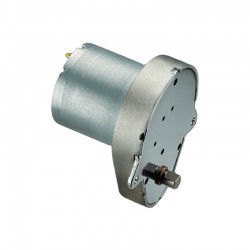 2 Stück 12 V/24 V Birnenförmiger DC Getriebemotor mit Schneckengetriebe GM48-3530 Nenndrehmoment 5 kg.cm 48 * 64 mm