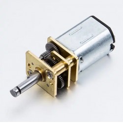 2 Stück 2,4V/5V Mini PM DC Bürsten Stirnradgetriebemotor GM12-N20VA mit Verhältnis 10~1000 Stirnradgetriebe