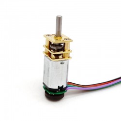 2 Stück 2,4V/5V Mini PM DC Bürsten Stirnradgetriebemotor GM12-N20VA mit Verhältnis 10~1000 Stirnradgetriebe