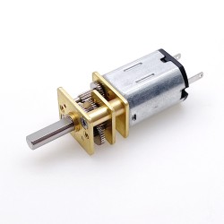2 Stück 2,4V/5V Mini PM DC Bürsten Stirnradgetriebemotor GM12-N20VA mit Verhältnis 10~1000 Stirnradgetriebe