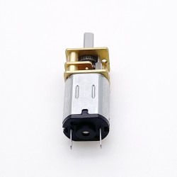 2 Stück 2,4V/5V Mini PM DC Bürsten Stirnradgetriebemotor GM12-N20VA mit Verhältnis 10~1000 Stirnradgetriebe