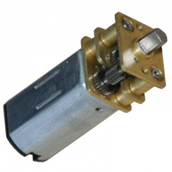 2 Stück 6V/12V Bürsten PMDC Getriebemotor GM12-N30VA mit Verhältnis 10~1000 Stirnradgetriebe