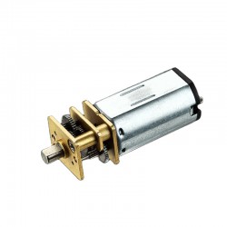 2 Stück 6V/12V Bürsten PMDC Getriebemotor GM12-N30VA mit Verhältnis 10~1000 Stirnradgetriebe