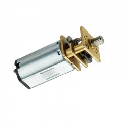 2 Stück 6V/12V Bürsten PMDC Getriebemotor GM12-N30VA mit Verhältnis 10~1000 Stirnradgetriebe